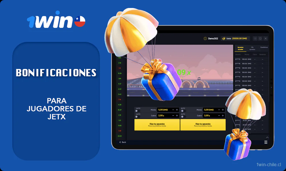 Mesa con 1win Bonificaciones para jugadores de JetX