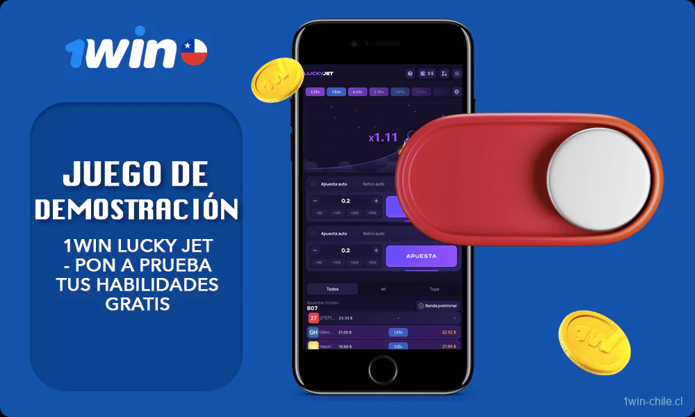Detalles sobre 1win Lucky Jet Juego de demostración - Pon a prueba tus habilidades gratis