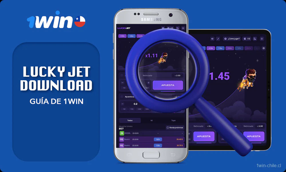Guía de Lucky Jet 1win Download