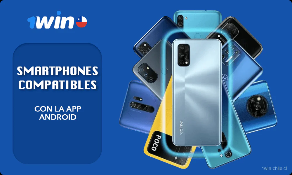 Lista con Smartphones compatibles con la app Android