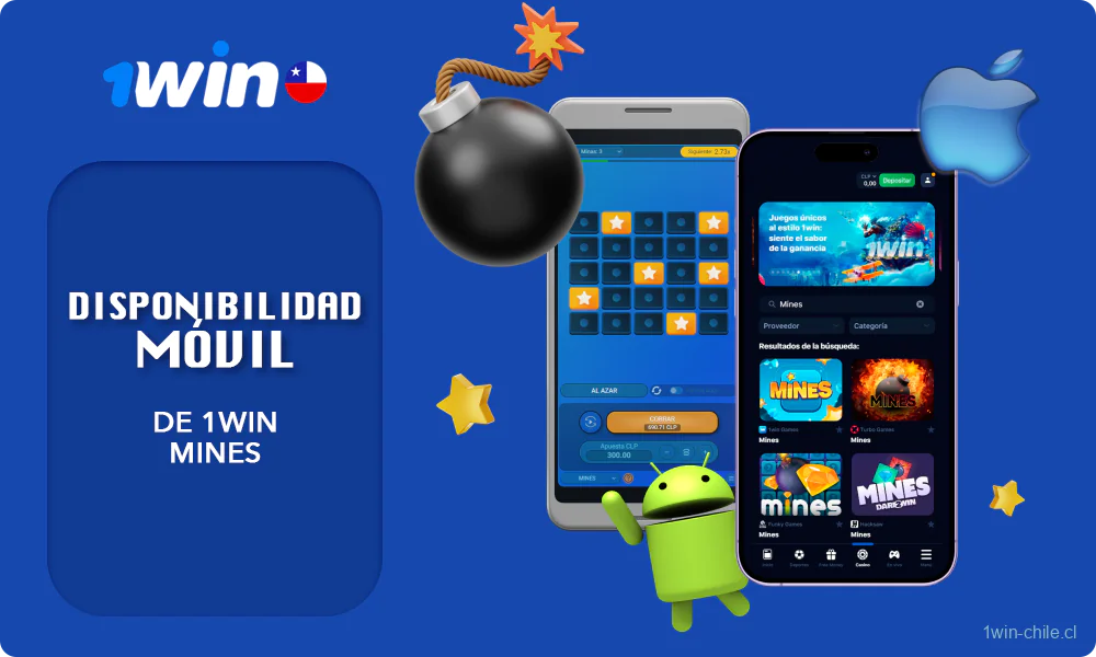Los jugadores chilenos que prefieran utilizar su smartphone para jugar por dinero deberían echar un vistazo a la aplicación 1win Mines