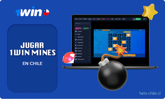 El juego de Mines es el favorito de los jugadores chilenos en el casino 1win