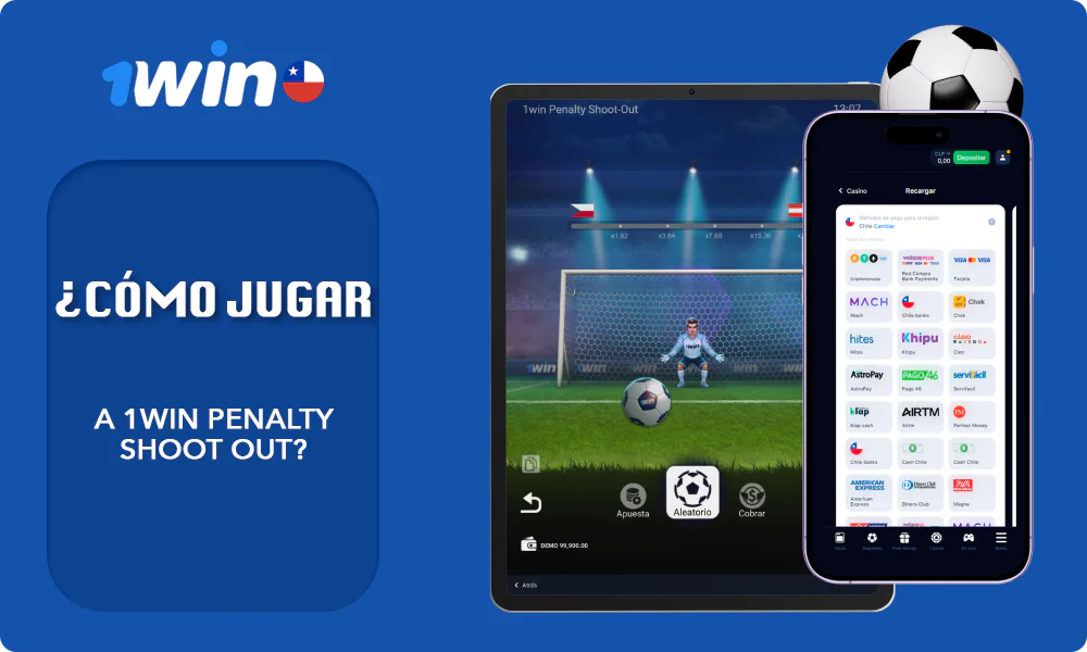 Para empezar a jugar a Penalty Shoot Out en 1win los jugadores de Chile tienen que crear una cuenta y hacer un depósito